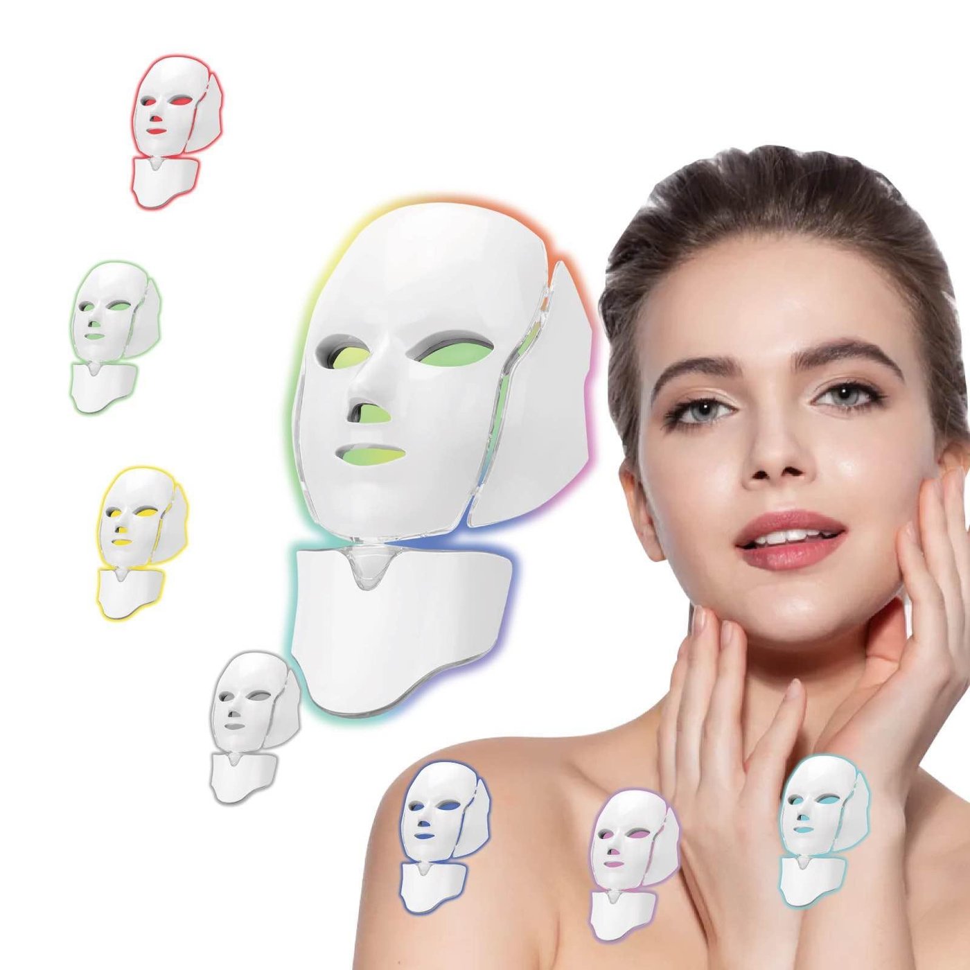 AuraMask - Masque LED 7 couleurs